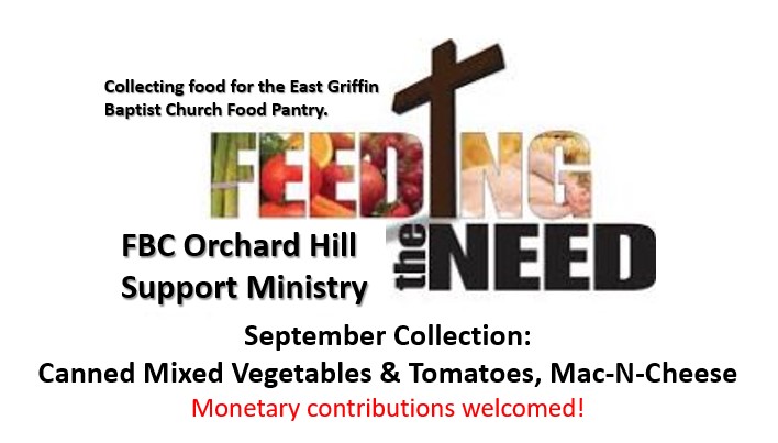Feed the need September