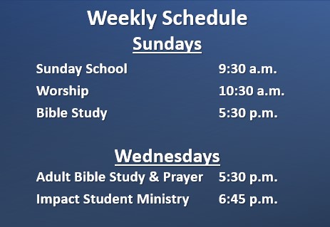 Weekly Schedule5